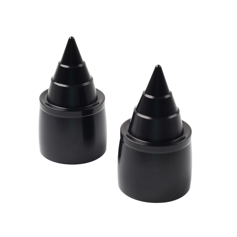 Black Axle Nut Cap Cover for Harley Touring Road Street Glide Softail Sportster
