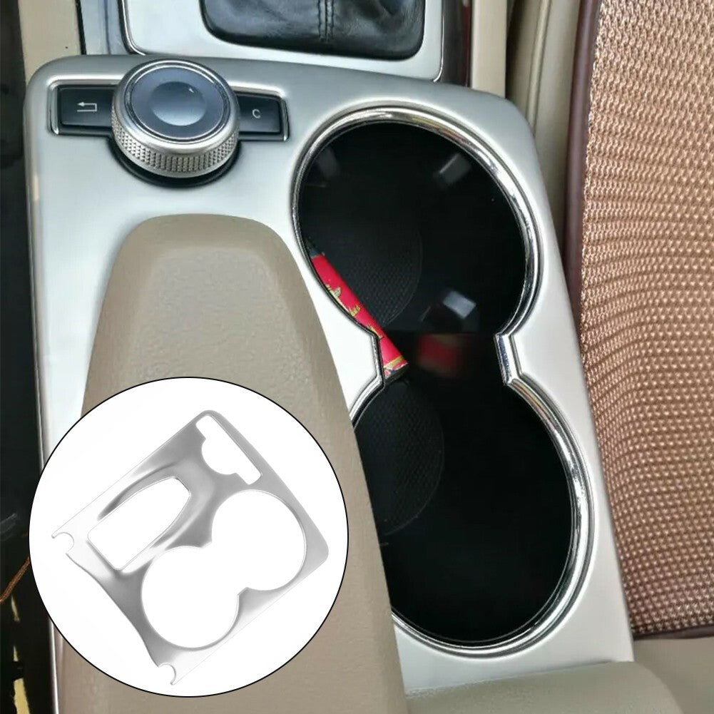 Car Console Water Cup Frame Cover Trim for Mercedes for Benz GLK X204 2008-2015