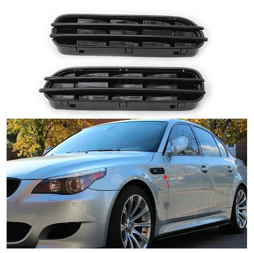 Car Side Fender Air Flow Vents Grille Trim Fit for BMW 5 Series E39 E60 E61 M5