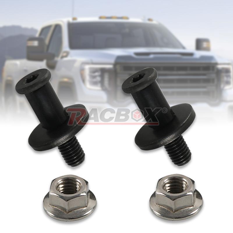 2PCS Tail Gate Tailgate Latch Striker Bolts for GMC for Sierra for Hummer H3 Silverado