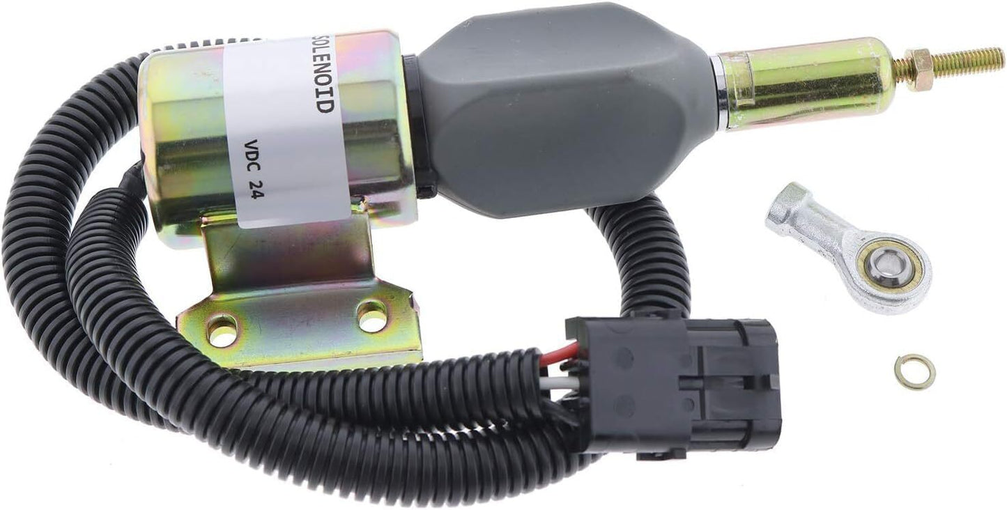 6BT 5.9L SA-4891-24 Diesel Fuel Shutdown Flameout Solenoid 3935430