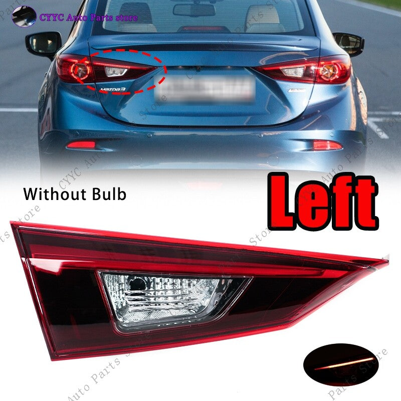 Left for Mazda Axela 2017 2018 Rear Taillight Assembly Inside Rear Brake Light