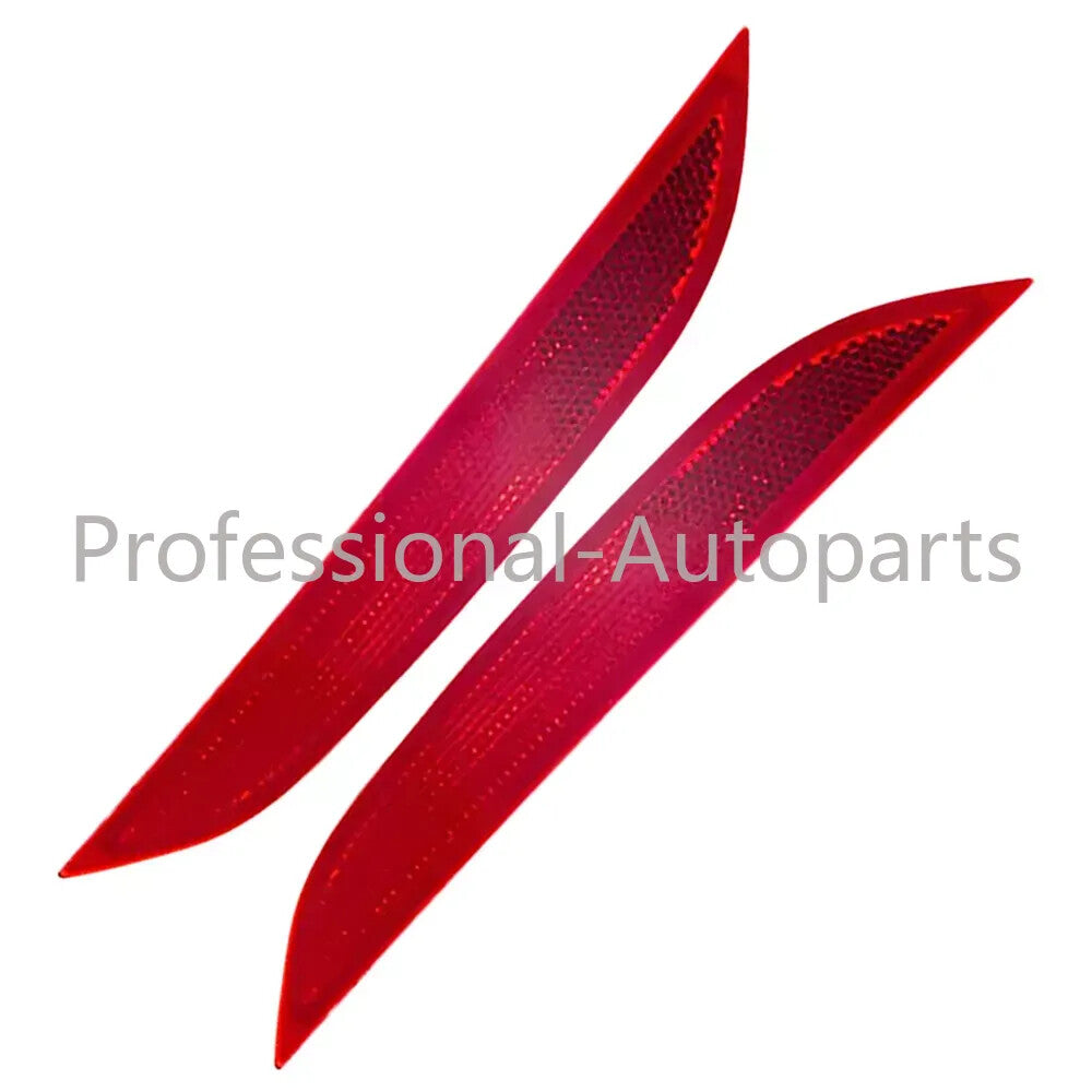 2x Rear Side Bumper Reflectors Red For 2018-2023 M5 F90DriverPassenger Side