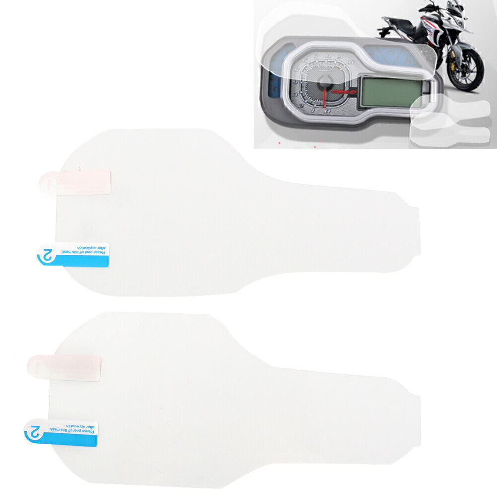 2x Clear Film Dashboard Screen Instrument Scratch Protector Fit for Honda CB190X