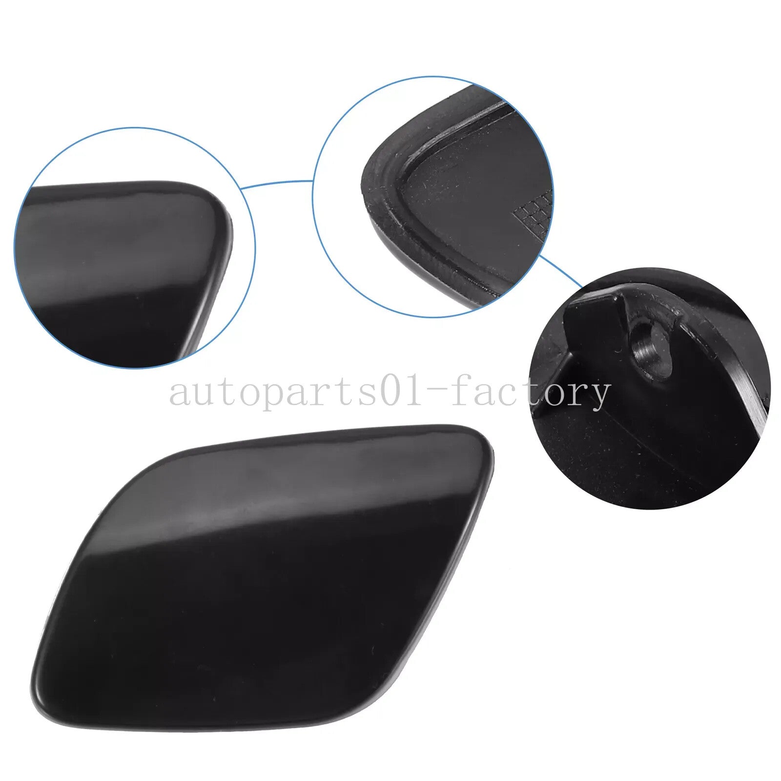 Front Left Right Headlight Washer Nozzle Cover Cap Fit for Volvo XC60 09-13