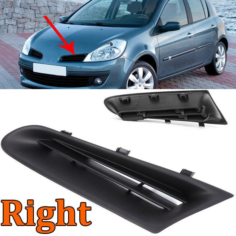 The open-style air intake grille on the right front bumper is suitable for the for Renault Clio MK3 2005-2009.