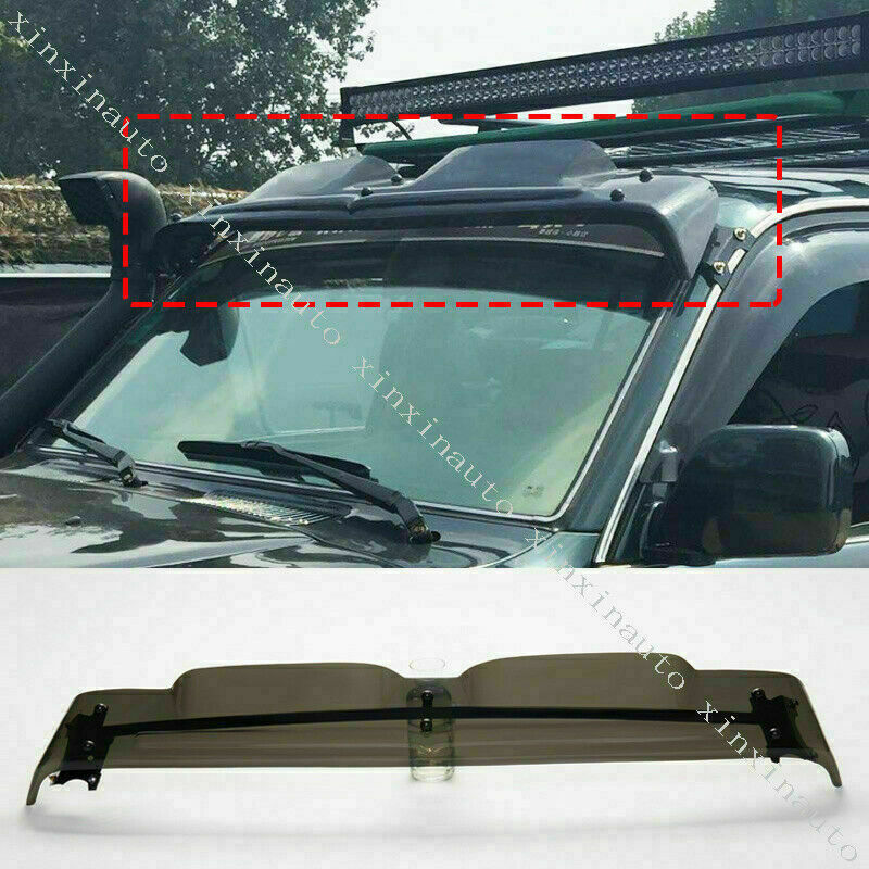 for Toyota for Land Cruiser LC80 FJ80 1991-1997 Translucent Front Spoiler Sun Visor