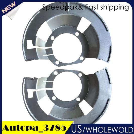 Front L+R Brake Dust Covers for Dodge for Ram 2500 3500 05015129AA 05015128AA 00-02