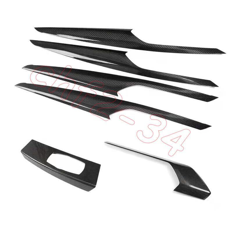 Dry Carbon Fiber interior Cover Trim6 Fit for BMW X3 X3M G01 X4 X4M G02 18-2021