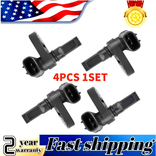 4-pack (1 set) of ABS wheel speed sensors for Toyota for Land Cruiser 2008-2021. 89542-60050