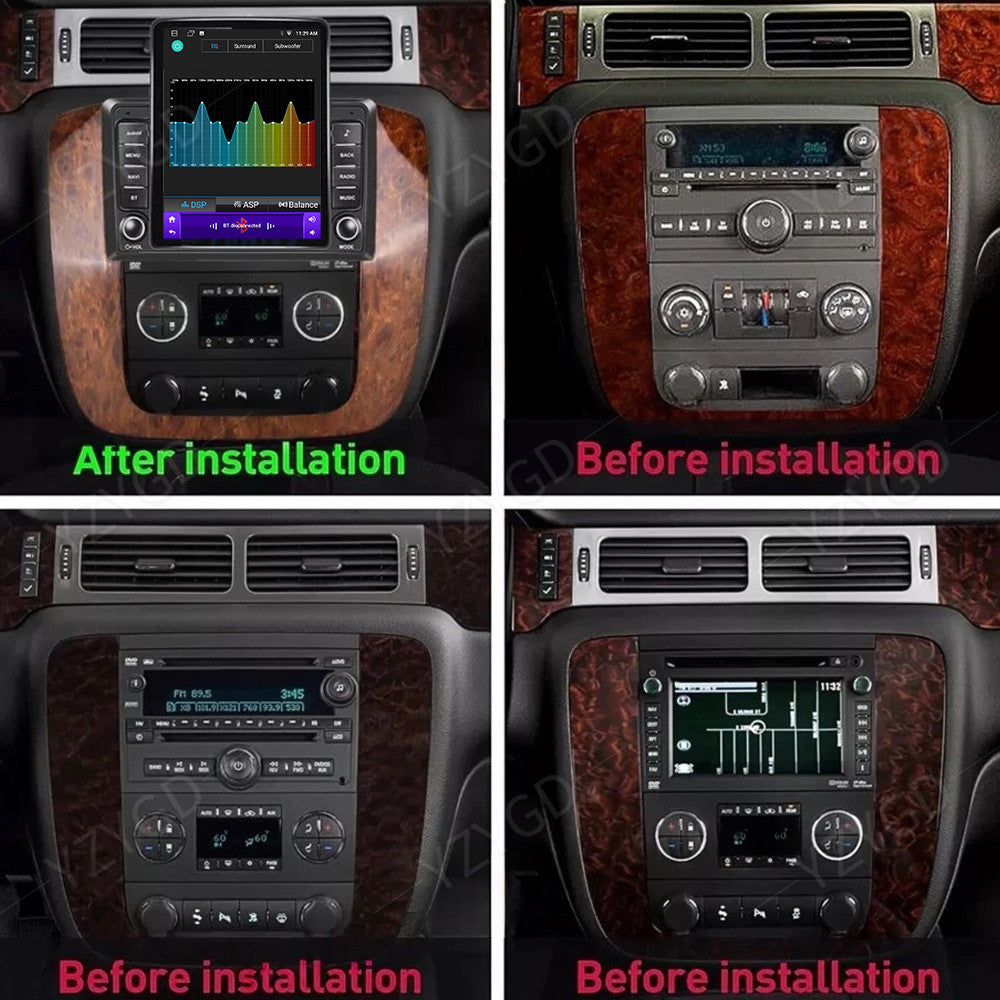 Android Auto Carplay Car Stereo Radio GPS for GMC Savana 2500 Screen WIFI BT SWC