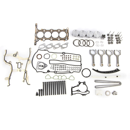 Engine Pistons Overhaul Rebuild Kit 4x Con Rods For 11-16 for Chevy for Cruze for Buick 1.4L