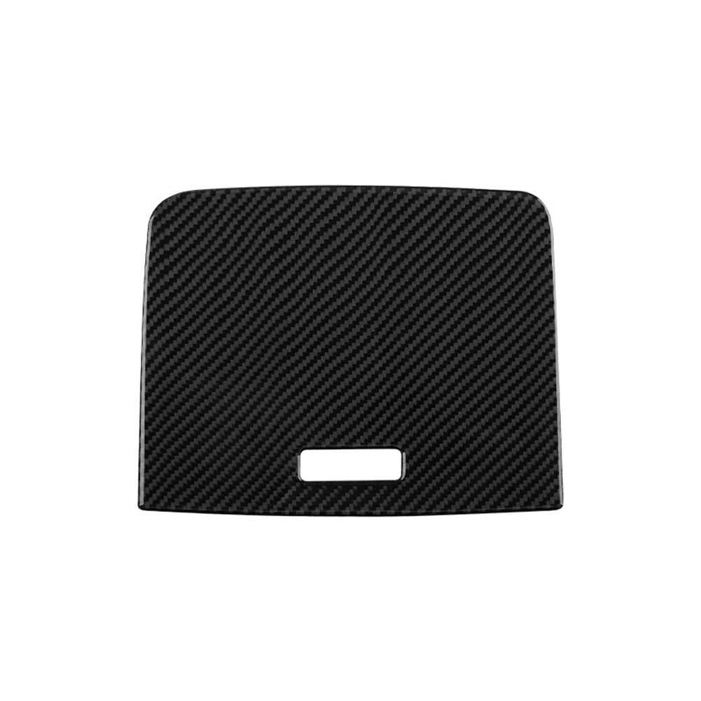 Central Control Storage Box Trim Cover Carbon Fiber for VW Touareg 2011-2018