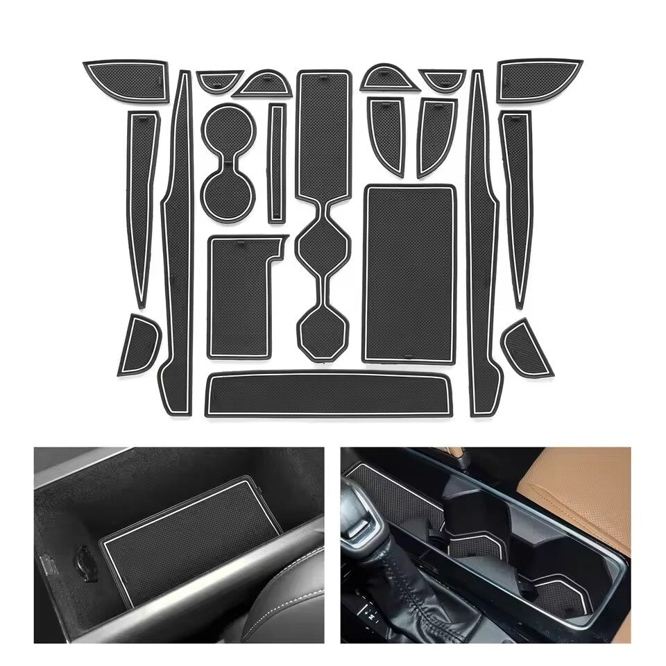 for Toyota for Camry 9TH 2024 2025 Anti-Slip Gate Slot Cup Mat Non-slip Door White