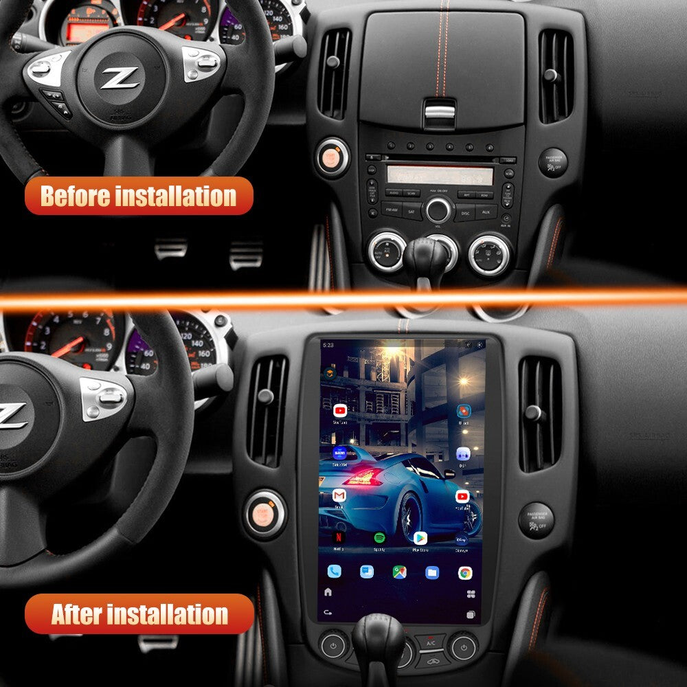 13.6 for Tesla Style Car Radio Android GPS Navi Head Unit for Nissan 370Z 2009-2019