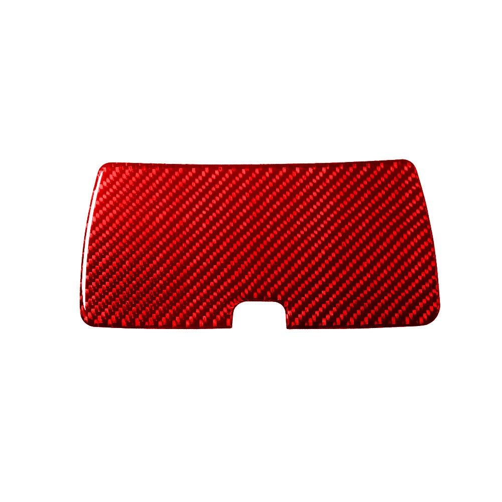 Red Carbon Fiber Central Console Storage Box Trim for Toyota Celica 2001-2005