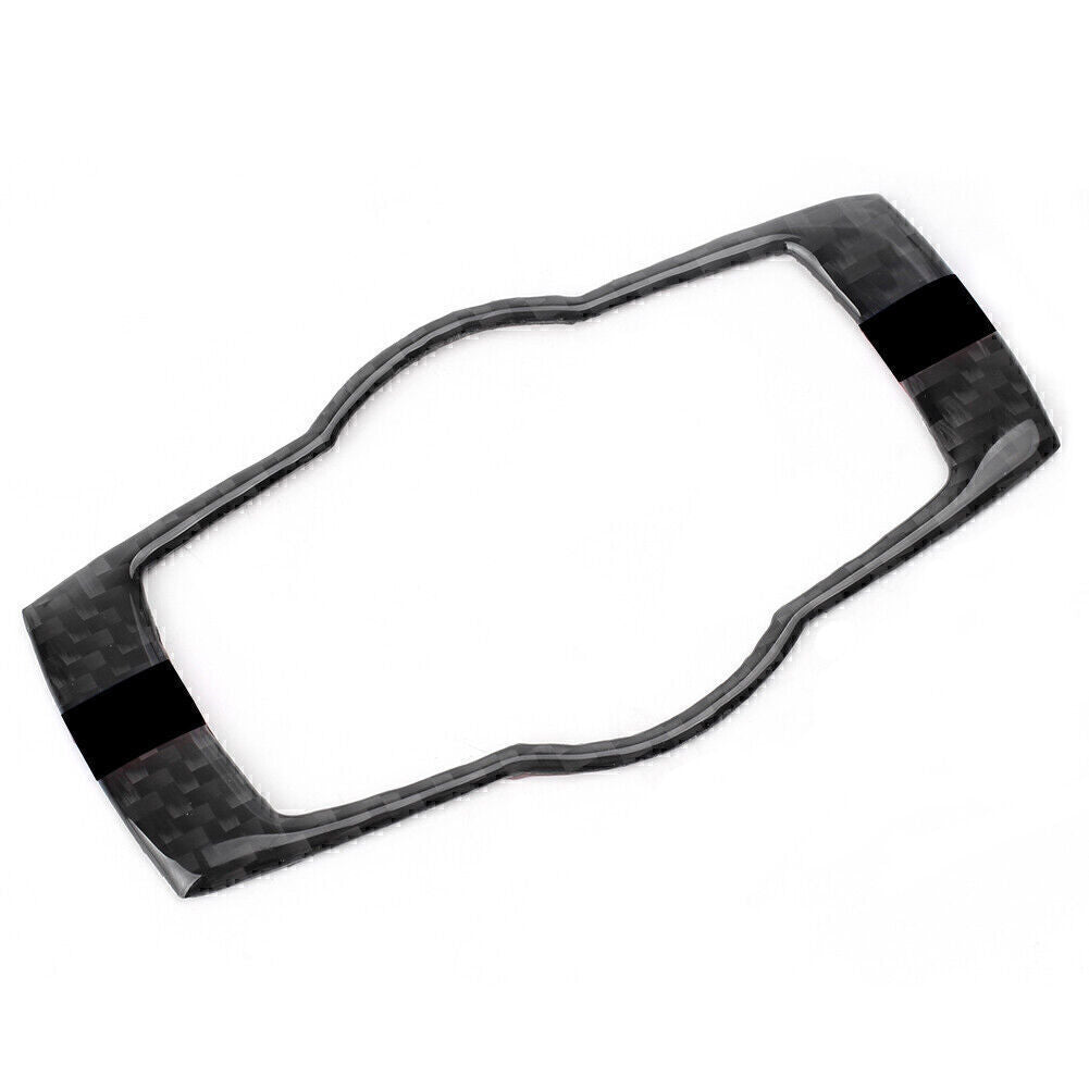 Fit for BMW 3 Series E90 Carbon Fiber 1x Car Headlamp Switch Button Frame Cover Trim