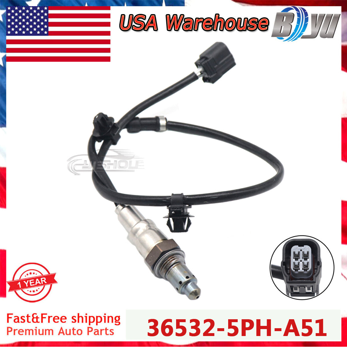 36532-5PH-A51 Downstream Rear Oxygen O2 Sensor For 2017 2018 2019 for Honda CR-V 2.4