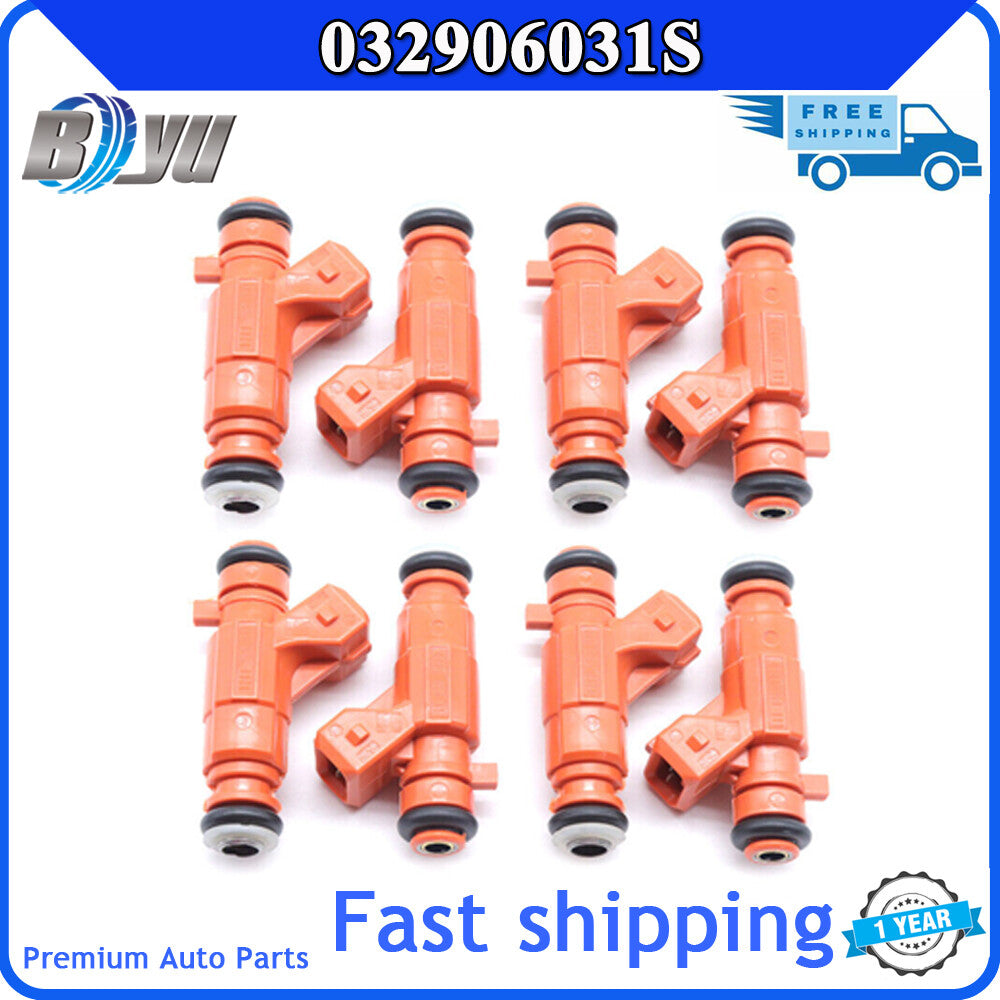 8-piece fuel injector kit (032906031S) for Volkswagen Gol Voyage 07-14 1.0L (0280157111)