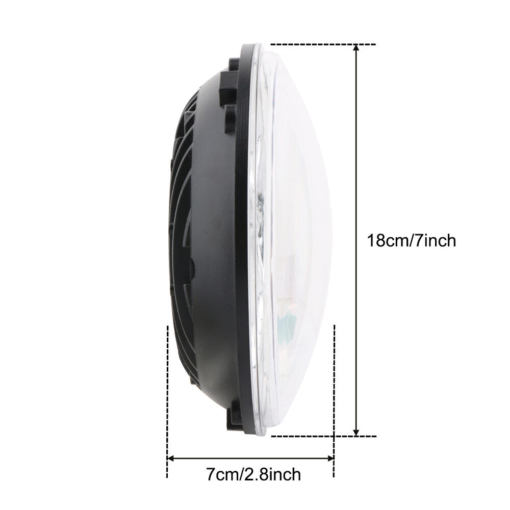 7-inch LED headlight projector high/low beam motorcycle for Harley Dyna Cafe Racer for Honda