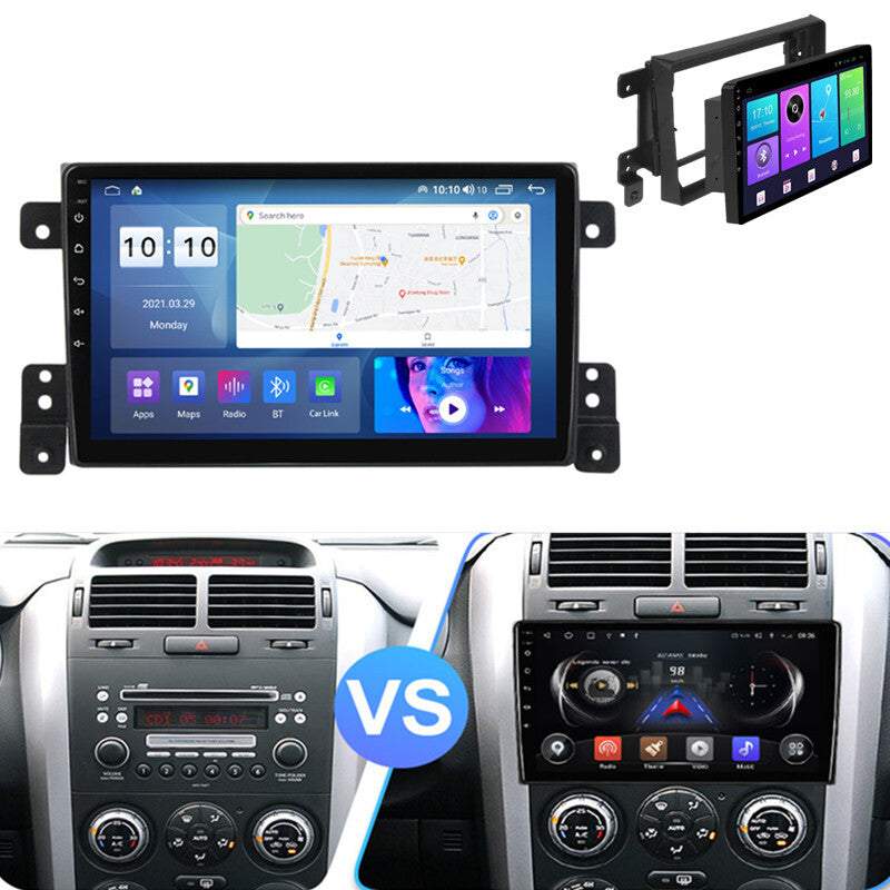 9in 1+16G WiFi Bluetooth Car Android Radio for 05-15 Grand Vitara GPS Navigation