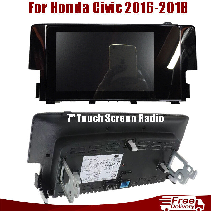 7 FOR 2016-18 for Honda for Civic Radio Navigation Display Touch Screen 39710-TBA-A11