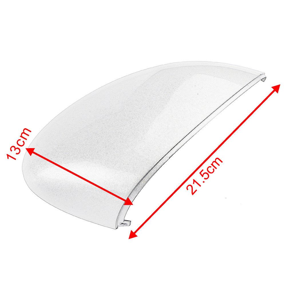 White wing mirror cap on the left driver's side for Ford Fiesta MK7 2008 - 2017