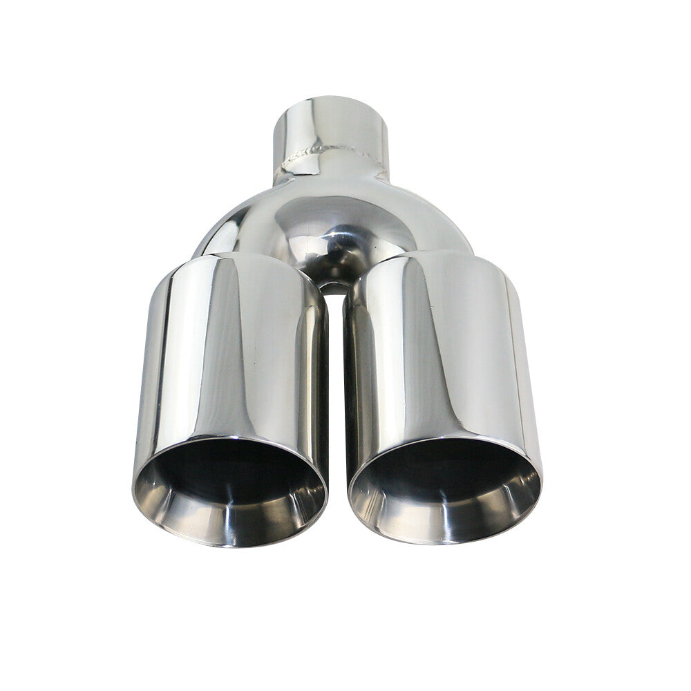 2.5'' Universal Dual Exhaust Tip for Double Wall Stainless Steel Exhaust Tips