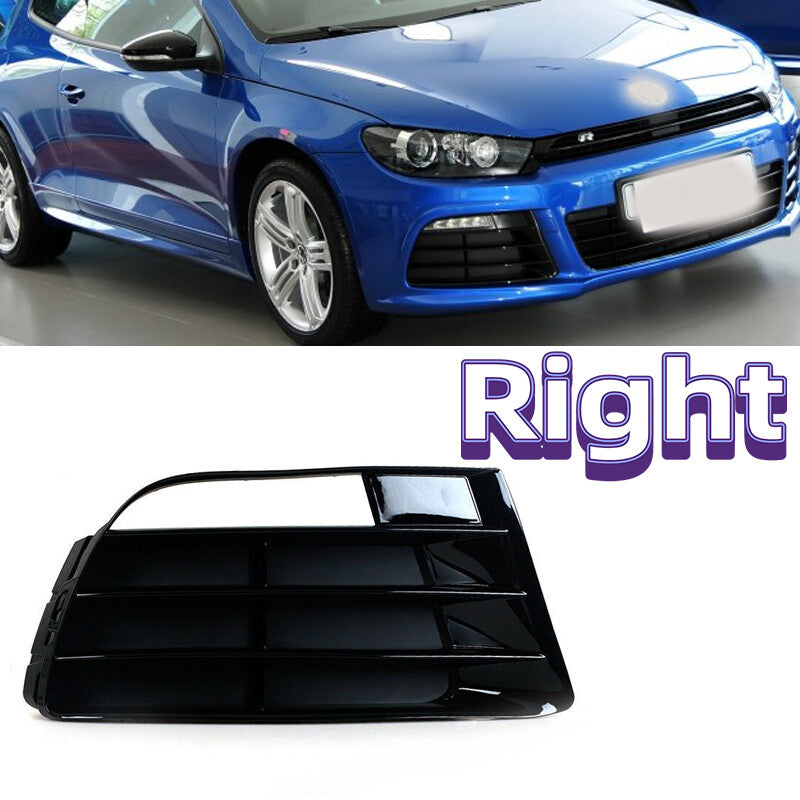 Right For 2009-2014 for VW Scirocco R Front Bumper Fog Light Lamp Cover Grille