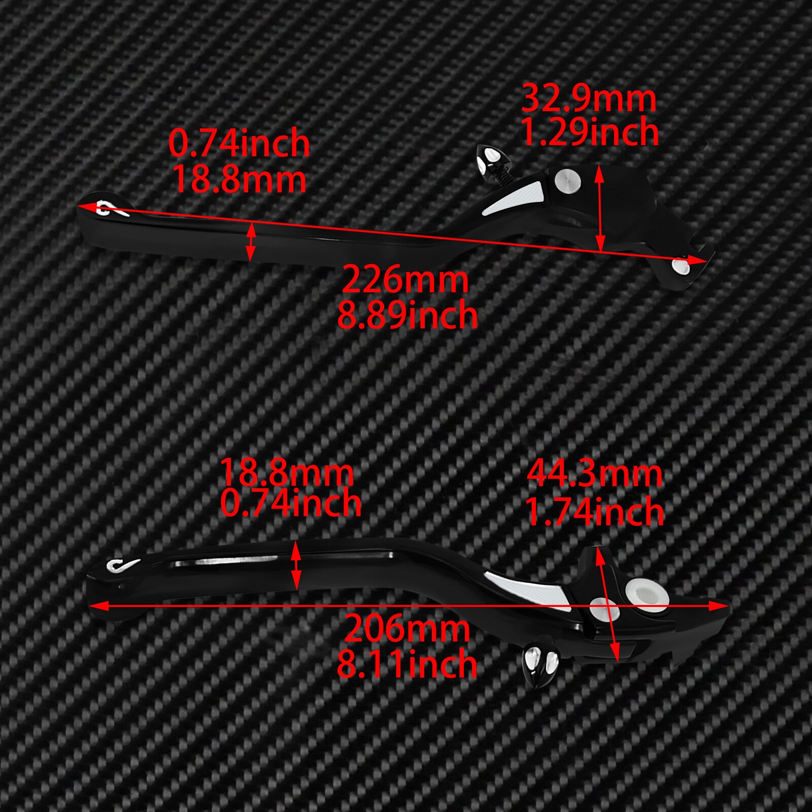 Motorcycle Black CNC Brake Clutch Levers Fit for Harley Street 750 2016-2020