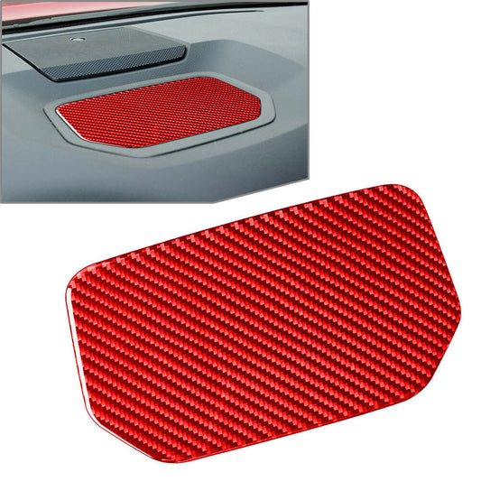 Carbon Fiber Interior Dashboard Storage Box Cover Trim for Toyota Tundra 14-2021
