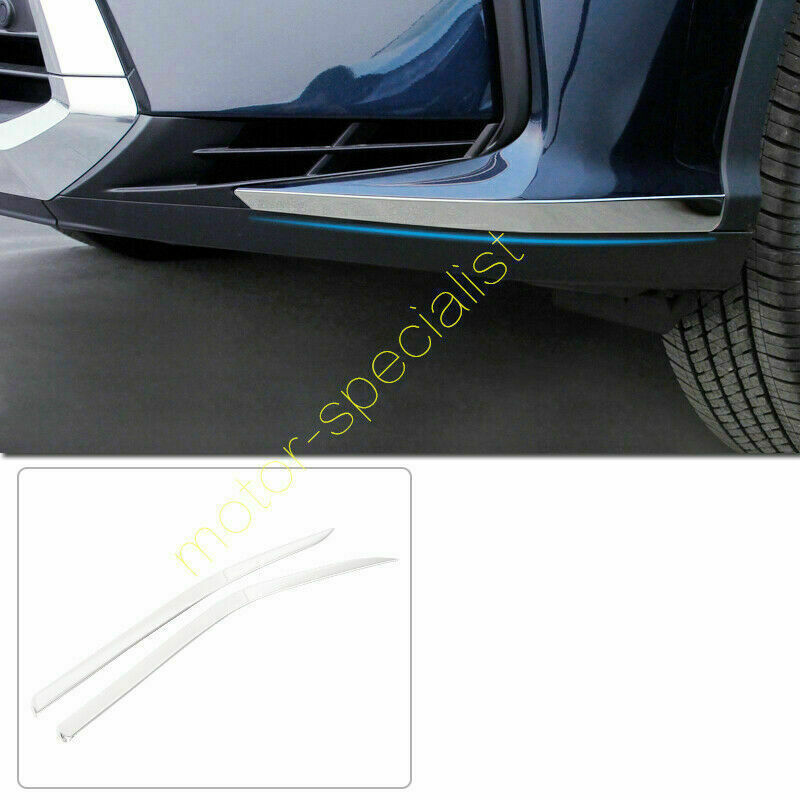 for Lexus RX350 RX450H 2016-2019 Silver Front Bumper Corner Guard Molding Trim