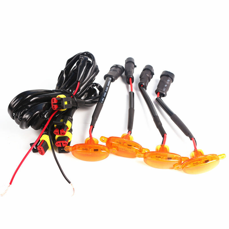 Car Front LED Grille Light Amber 6LED Grill Light for Eagle Eye Lamp for Ford F150