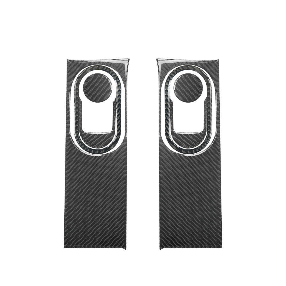 8X Carbon Fiber Rear Door Frame Trim for Jeep for Wrangler 2007-10