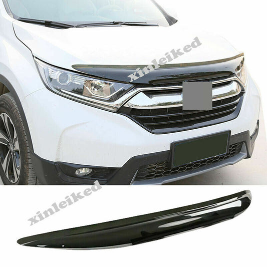 for Honda CRV CR-V 2017-2019 Black Acrylic Front Bonnet Guard Hood Cover Trim 1x