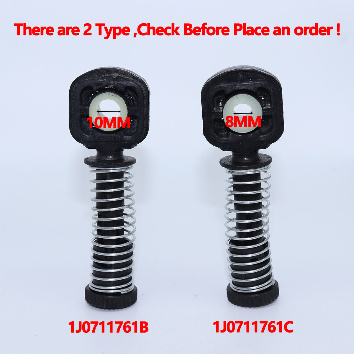 for Audi A3 8P 2008-13 Shifter Linkage Gear Selector Shaft Cable End Catch Pair