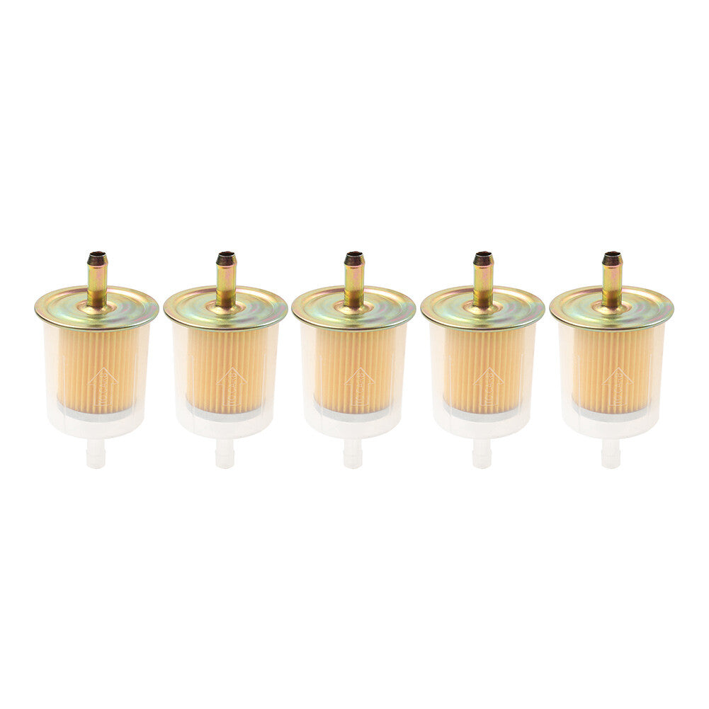 5Pcs 3/8 Fuel Filter Industrial Universal Motorcycle Inline Gas Fuel Line