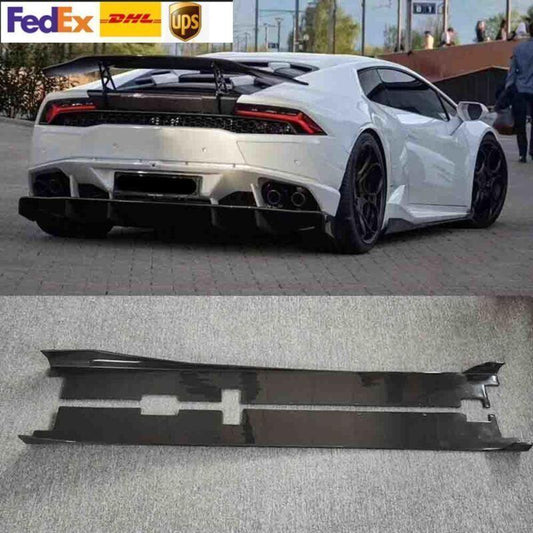 Carbon fiber side skirts for Lamborghini for Huracan LP580 LP610 (Extended)
