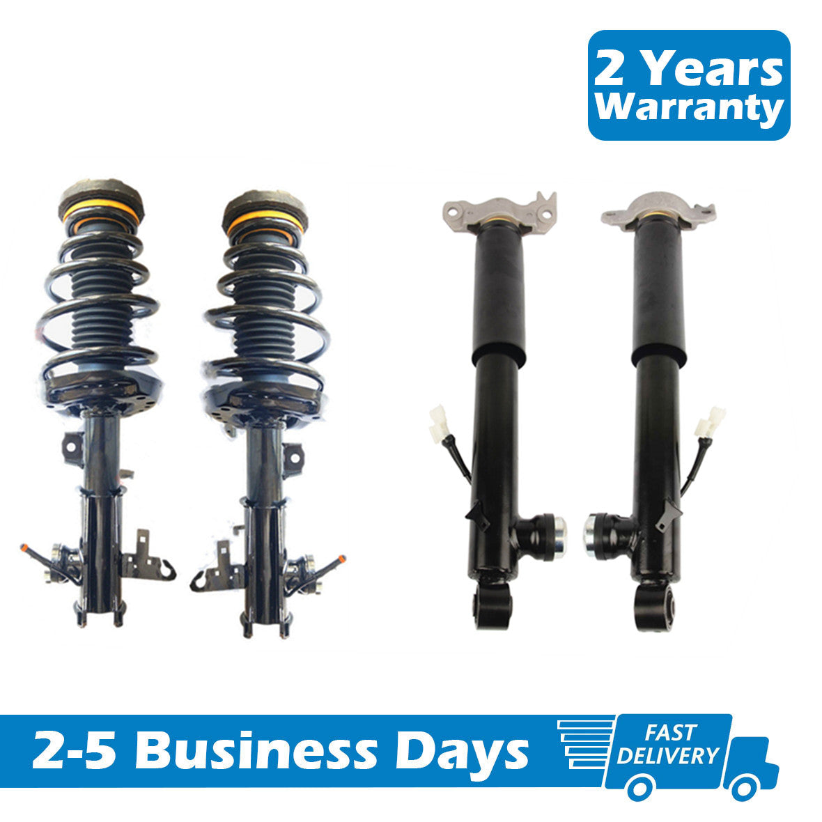 4-piece front and rear shock absorber strut assembly, electrically compatible with for Buick LaCrosse CXS CXL 2010-11