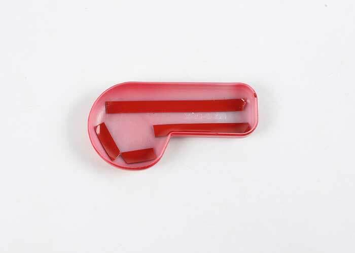 ABS Red Engine Hood Switch Button Cover Decor 1PCS for Ford for Mustang 2015-2022