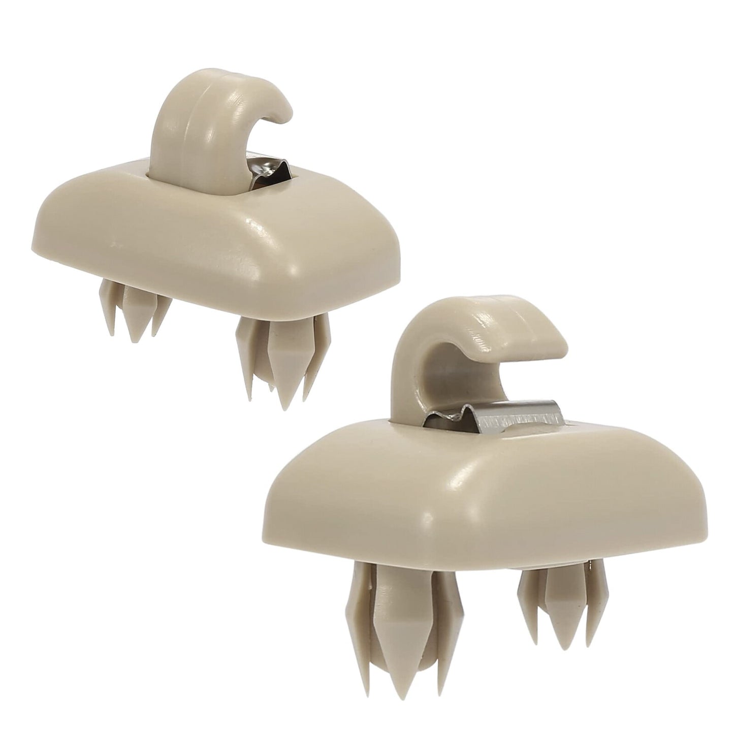 Pair of Sun Visor Clip Beige for Audi A3 A4 A5 Q5 A7 B6 B7 B8 S4 S5 TT 8U0857562