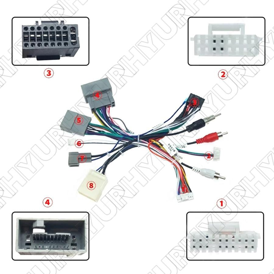 16 PIN Wiring Harness Connector for Honda for Civic 2012-2015 for Honda CRV 2012-15