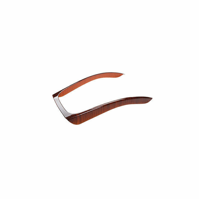 for Audi A4 A5 2009-16 Wood Grain Red Inner Gear Shift Frame Molding Cover Trim