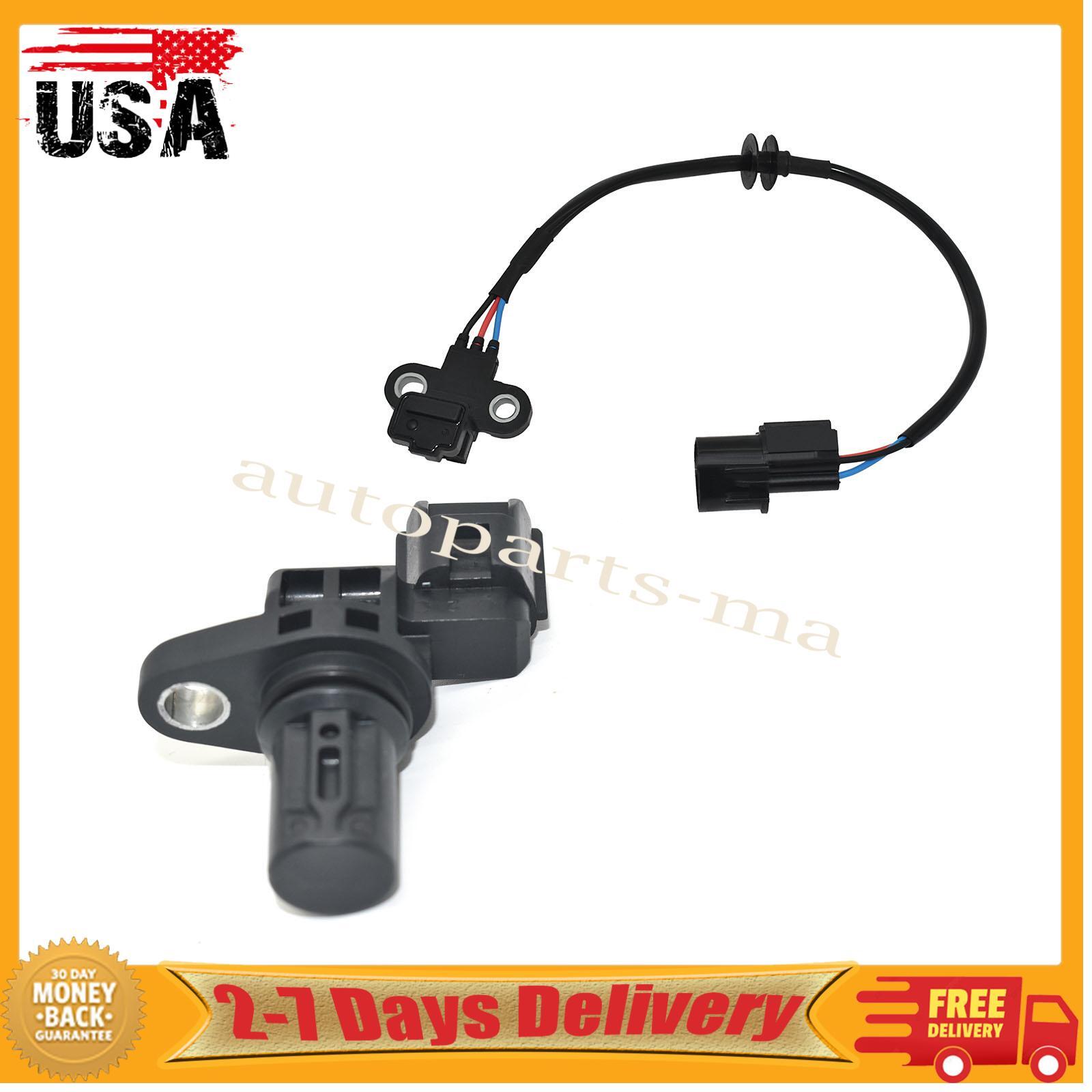 2x Camshaft Crankshaft Position Sensor for 2005 2006 for Mitsubishi Lancer 2.4L