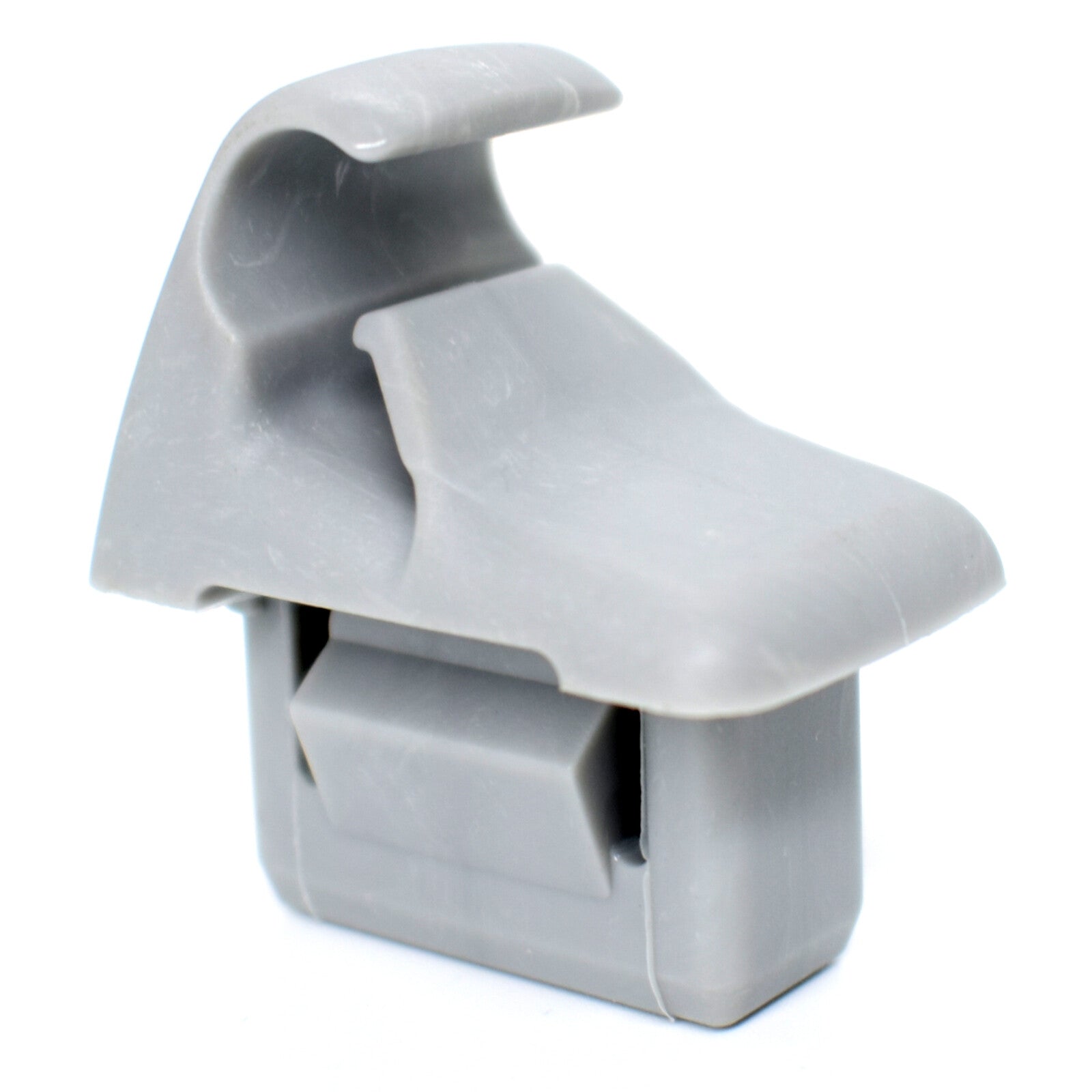 2pcs Sun Visor Clip Holder Hook Gray for Mitsubishi Lancer Outlander ASX Hanger