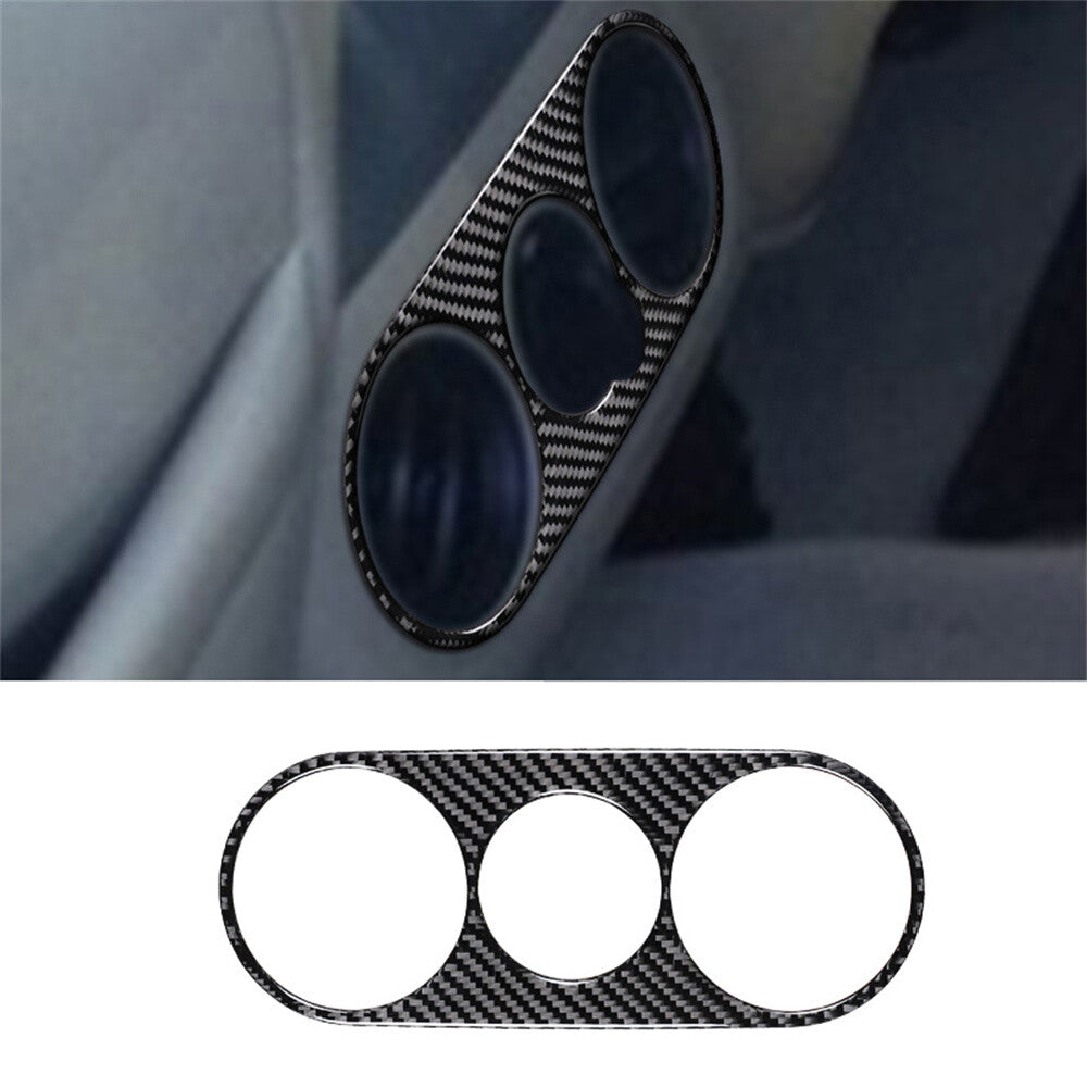 Carbon Fiber Console Rear Air Vent Outlet Cover Fit for Ford F-150 FX4 2004-2008