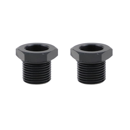 2PCS Black 5/8-24 to 3/4-16 Automotive Threaded Oil Filter Adapter