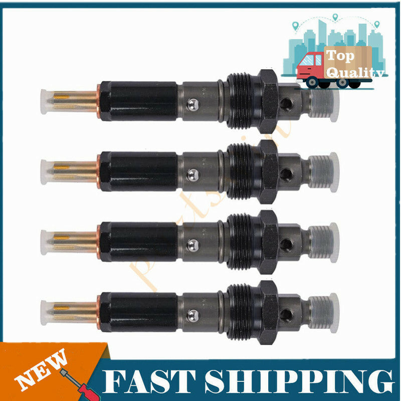 4-piece fuel injector J919331 for Case-IH skid steering 1840 1845C backhoe 580 Super