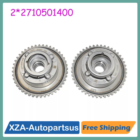 2¡Á Camshaft Adjuster Gears Intake Exhaust for Mercedes-Benz M271 W204 W212 R172