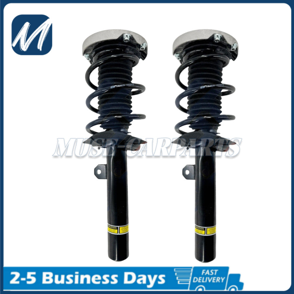 Two front shock absorber struts fit the all-new for Cadillac SRX 2010-2016 with electric sensors.